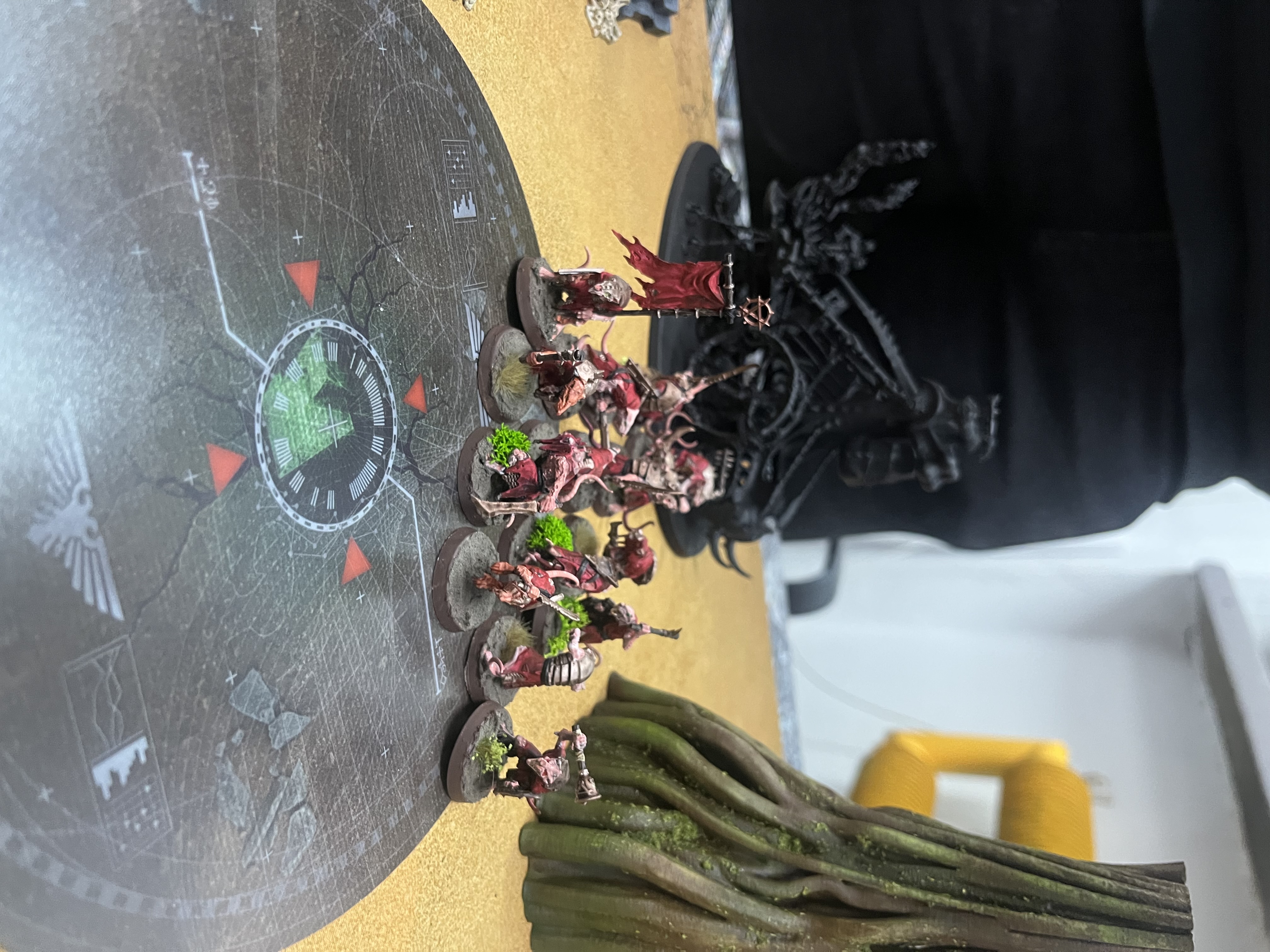 Mid-game table state