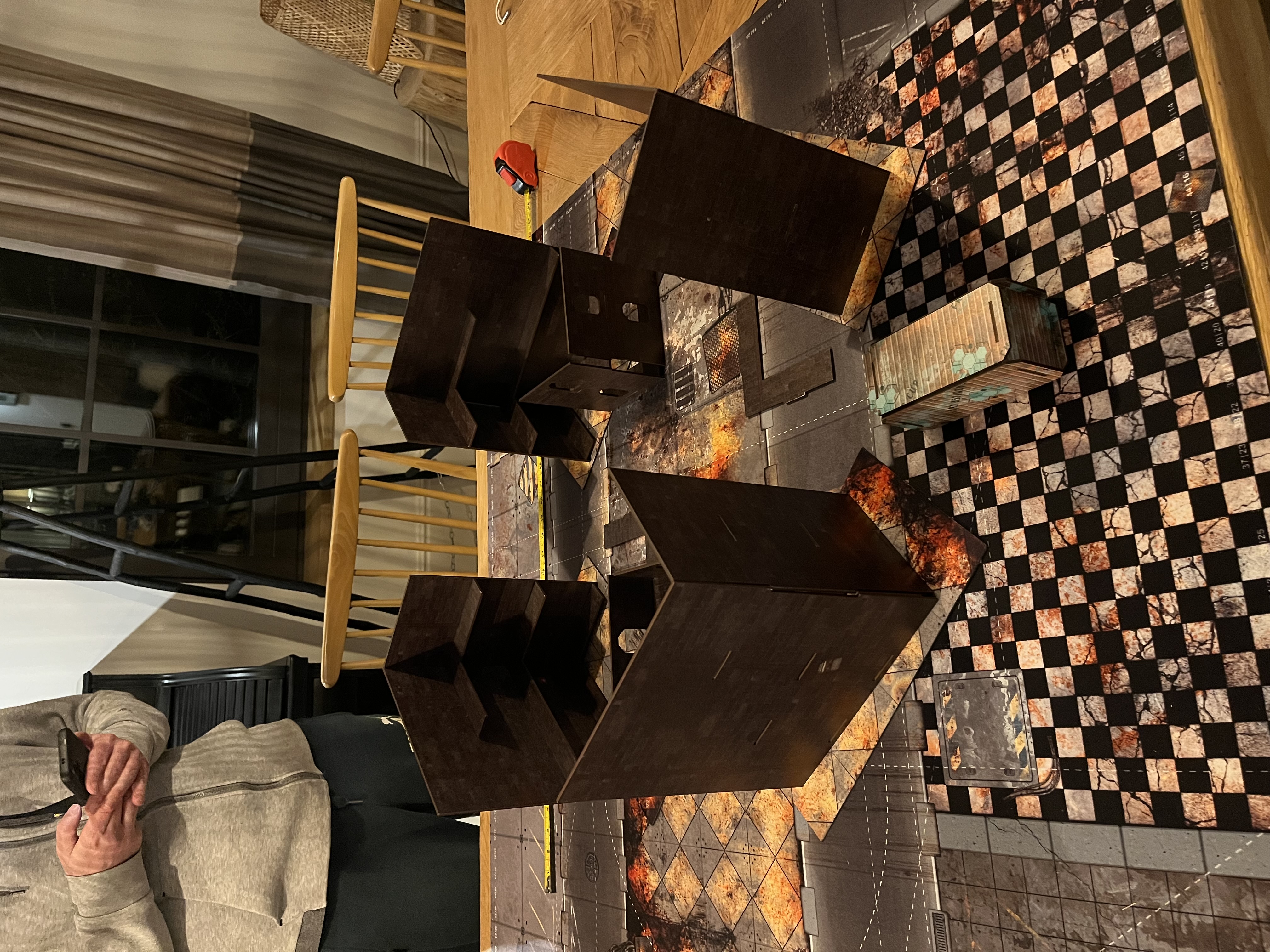 Improvised Colosseum table