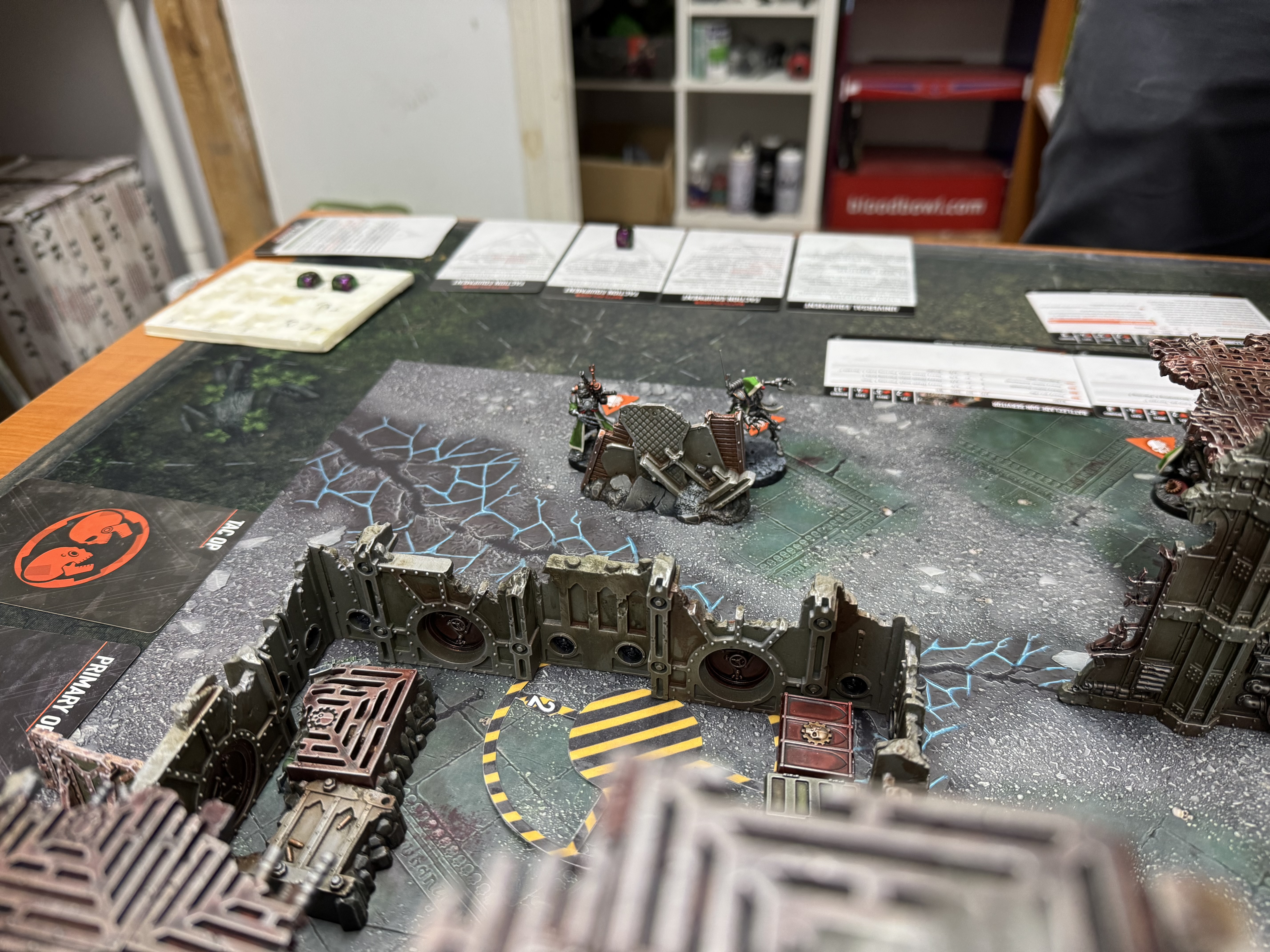 Close-up from the match