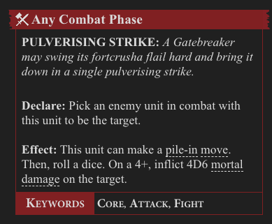 Another giant warscroll screenshot