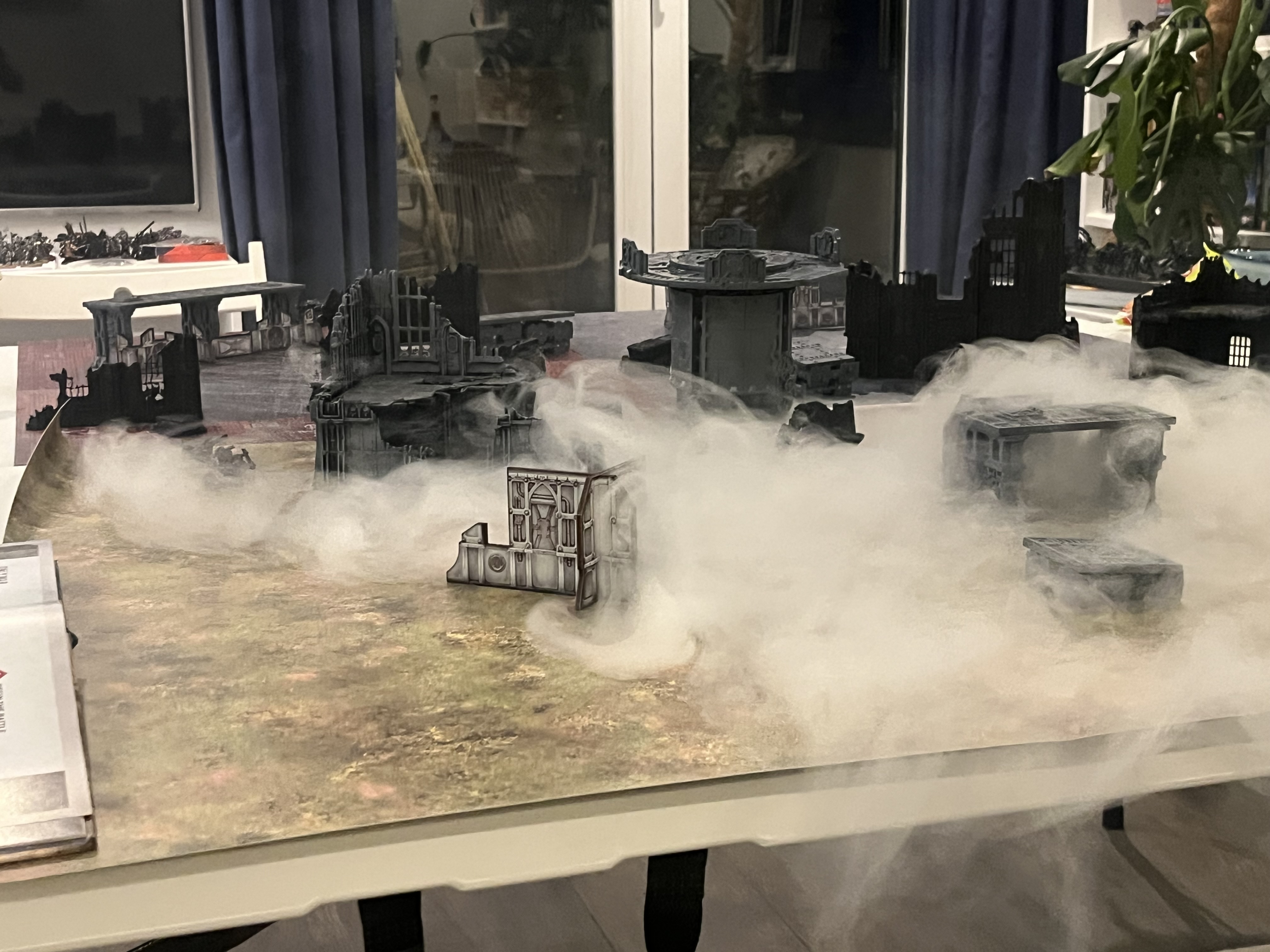 40k game at 1000 points during deployment