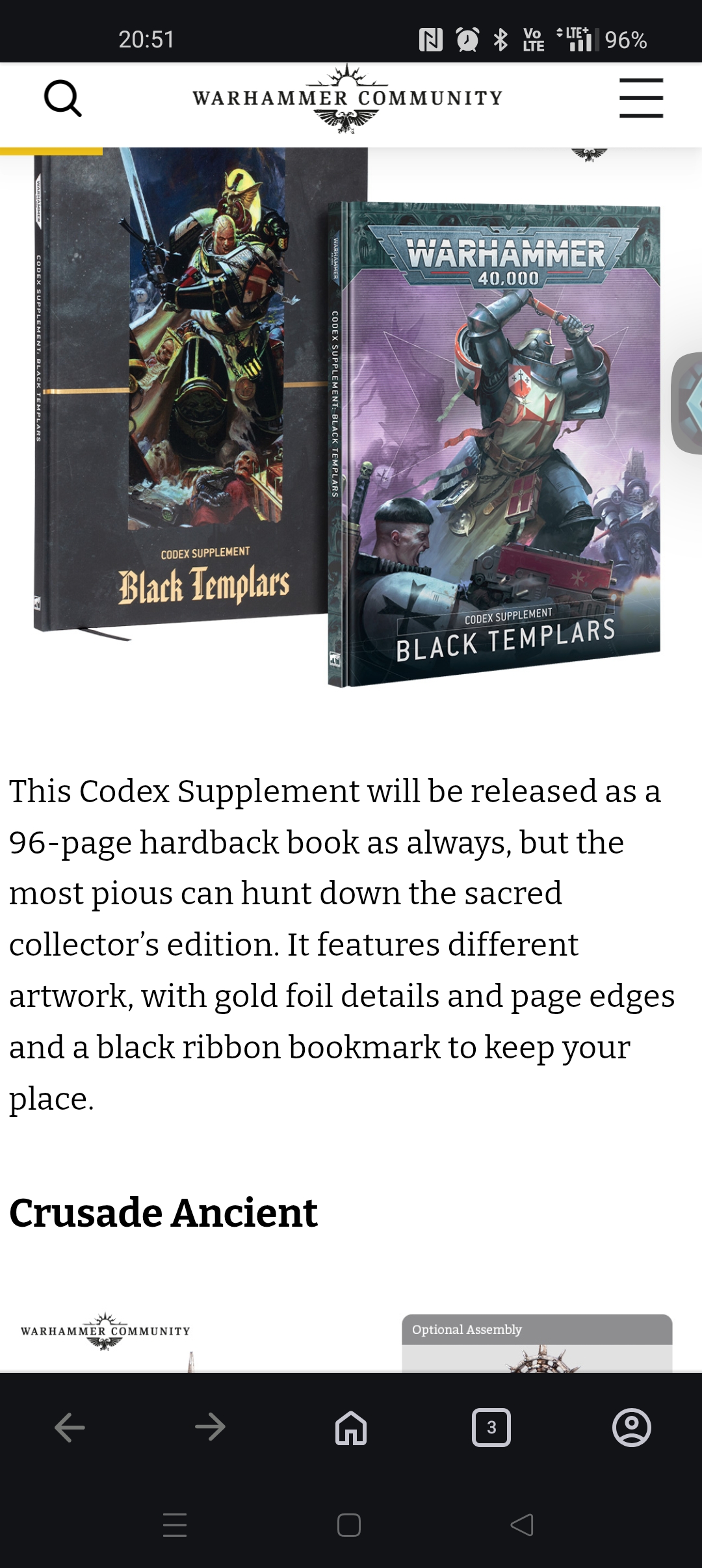 Comparison of the edition artwork