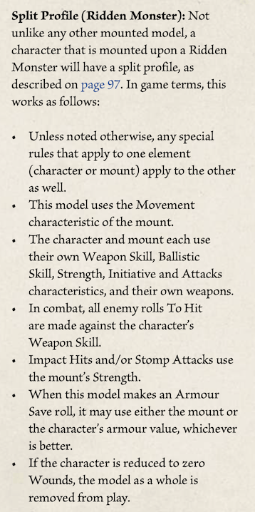 Character and mount armour value rules