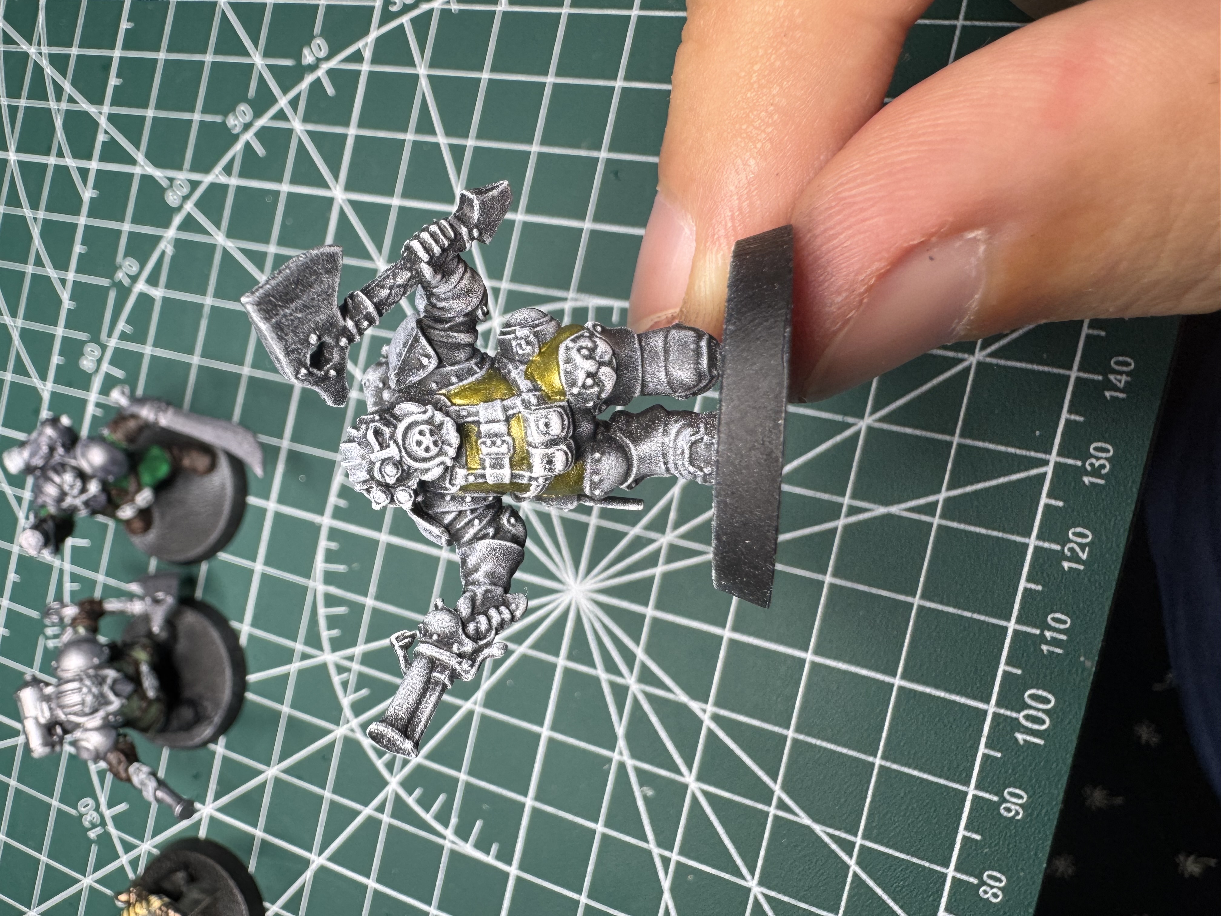 Aztec Gold test on miniature