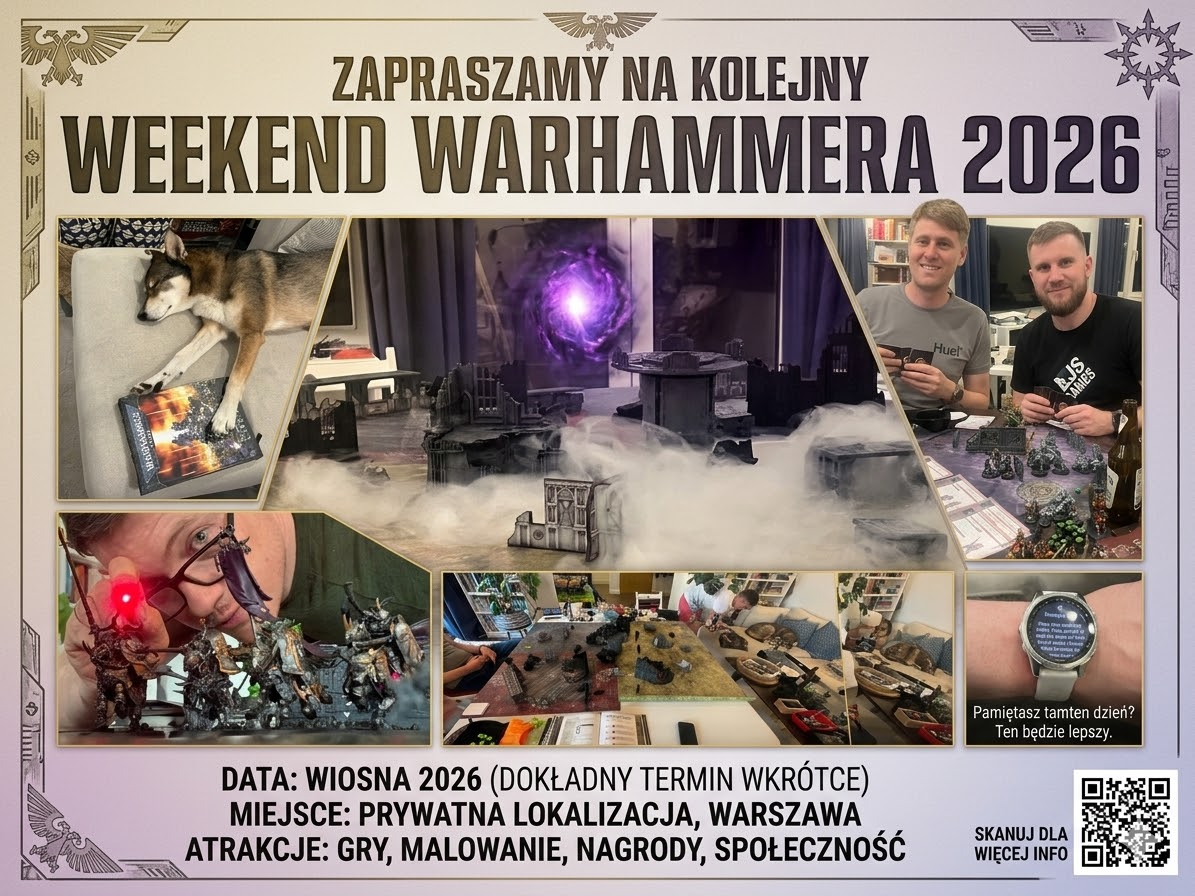 Another version of the Warhammer weekend poster
