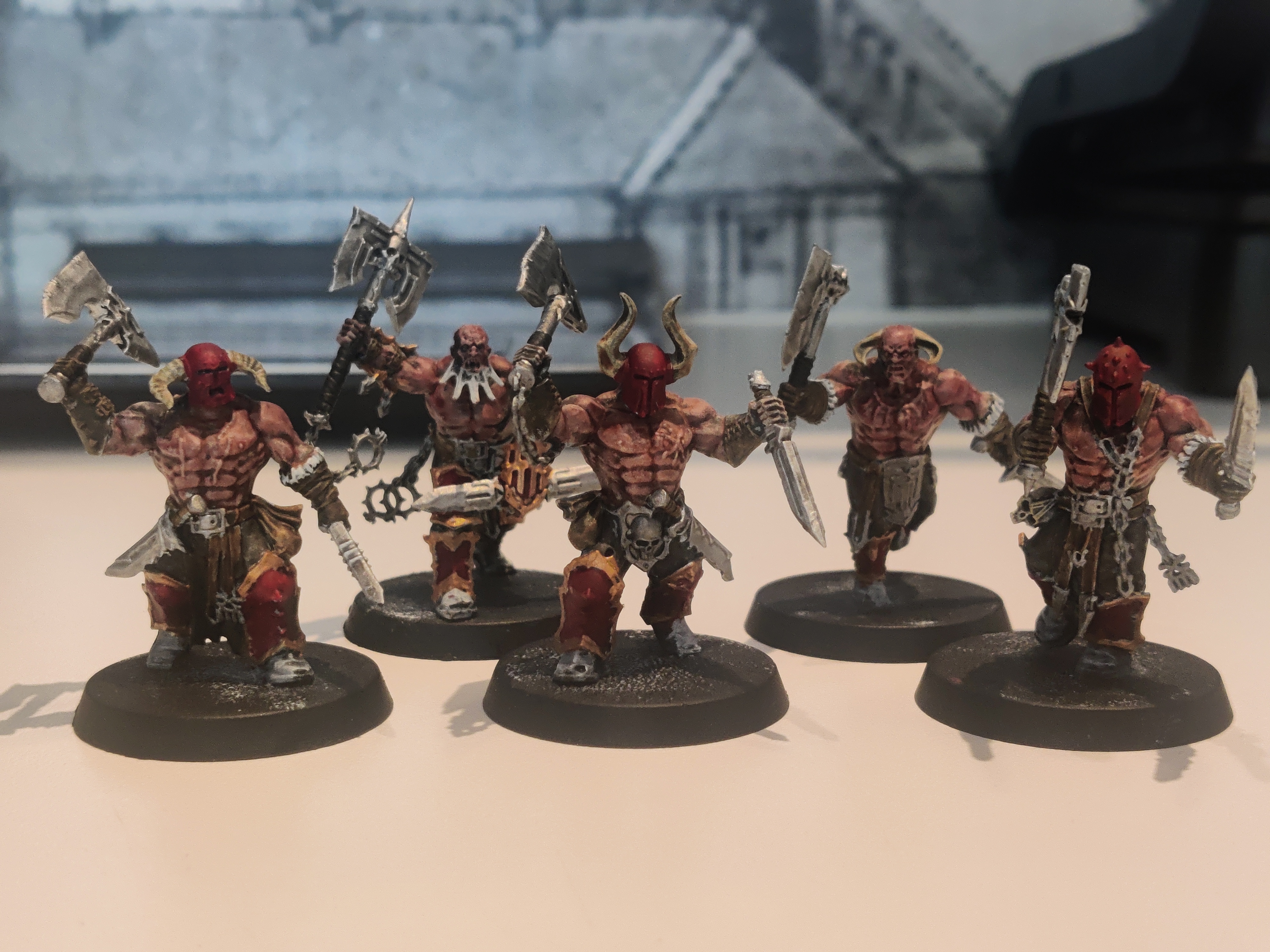 Finished Plebs miniature close-up