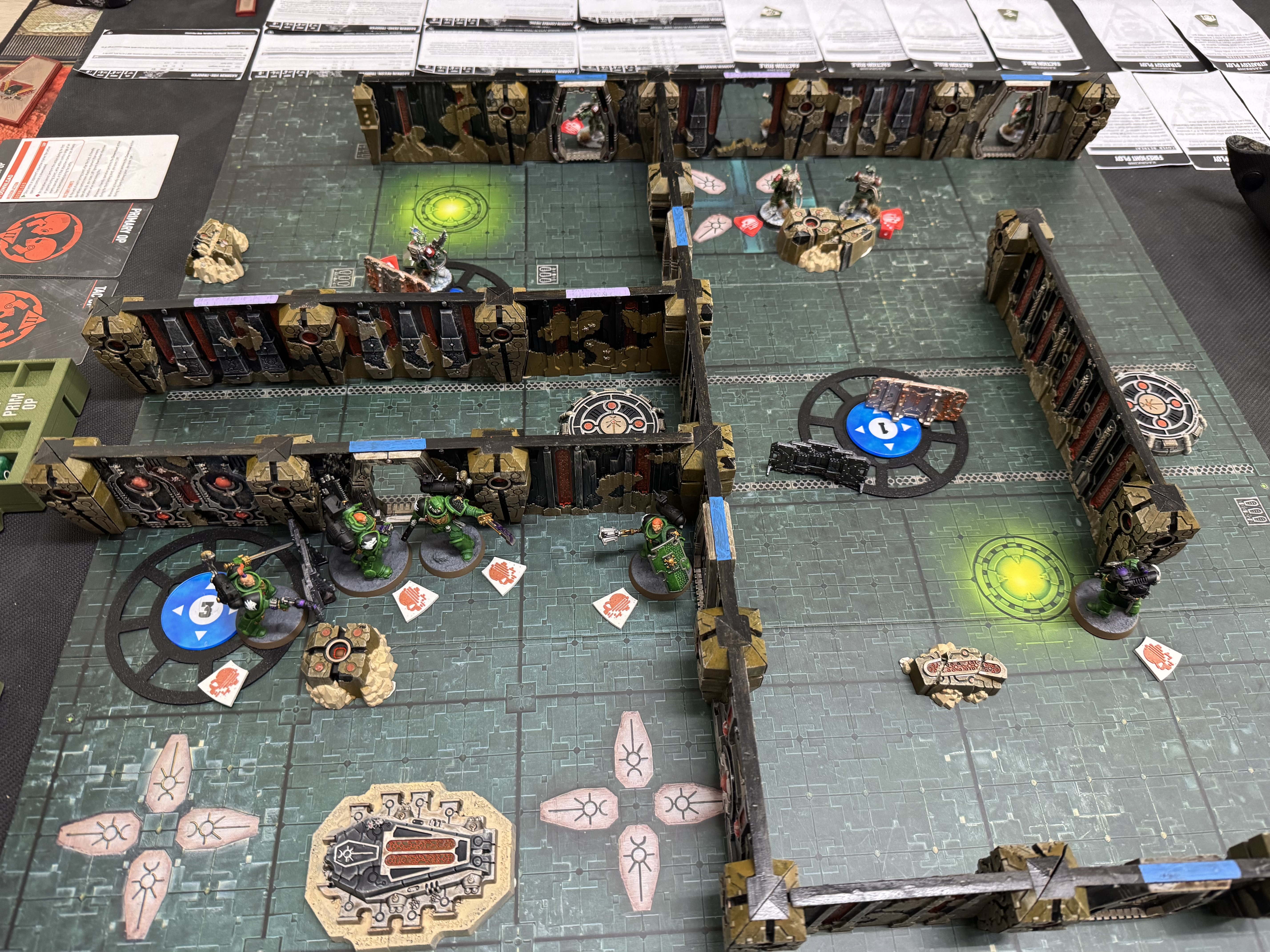 Endgame board state from the league match